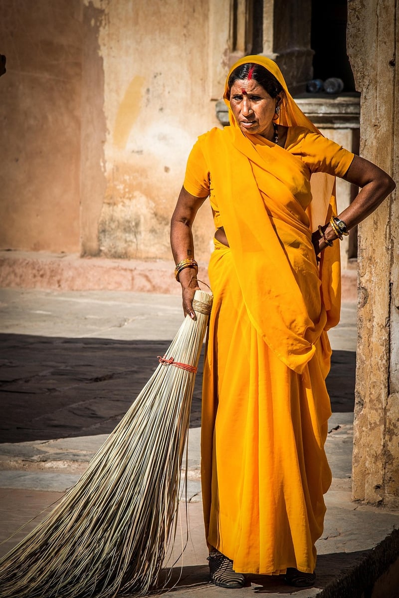 Traveler with map